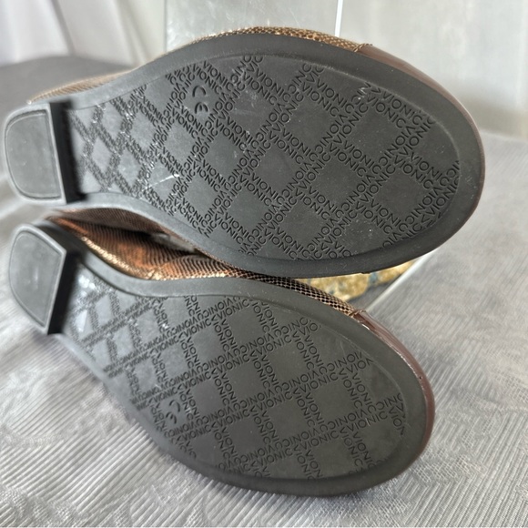 Vionic Allora Ballet Flats Brown Metallic - US6.5 EU37.5 - Picture 12 of 14